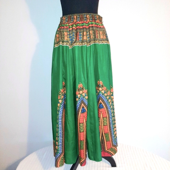 Dresses & Skirts - Multicolored Full A-line Long Maxi Skirt